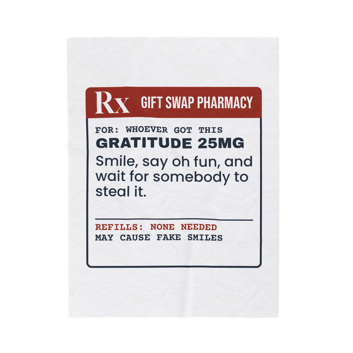 Funny White Elephant Throw Blanket Gratitude 25mg Wait To Be Stolen