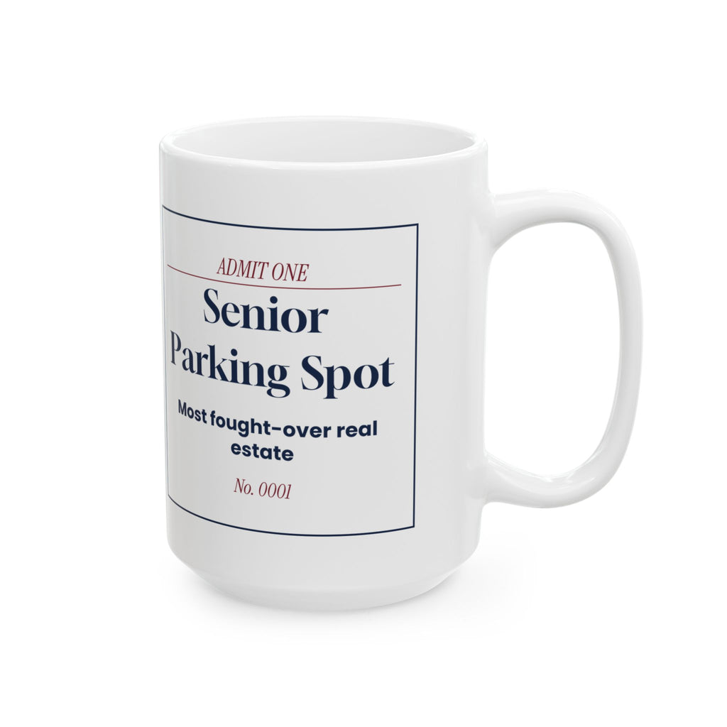 Funny Senior Parking Spot Coffee Mug Graduation Mug For Grad