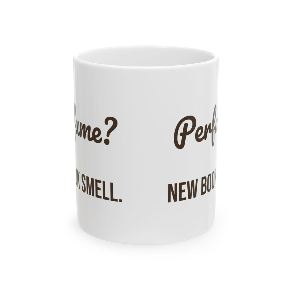 Funny Book Mug Perfume New Book Smell For Readers