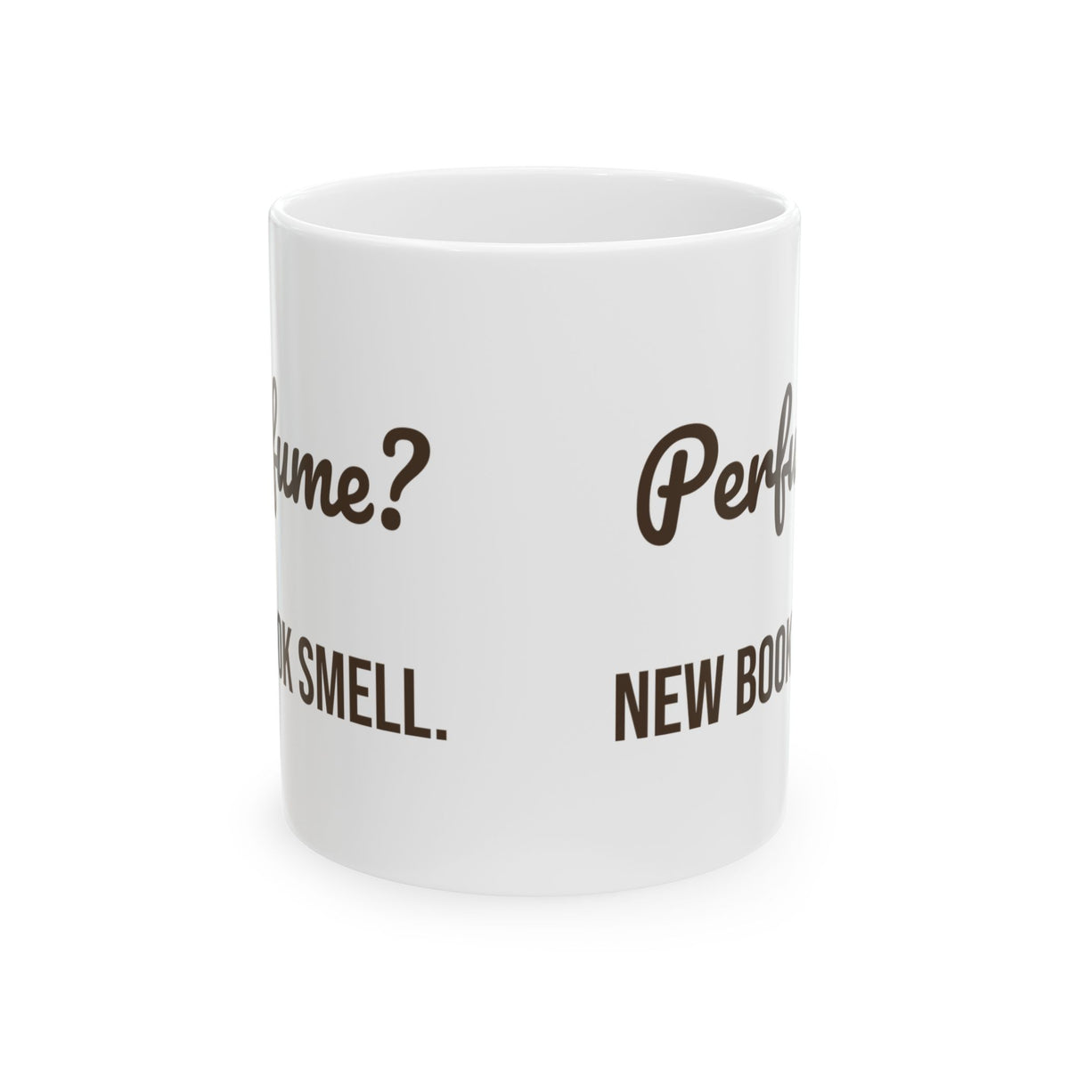 Funny Book Mug Perfume New Book Smell For Readers