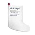 Funny Christmas Nurse Christmas Stocking Silent Night Never Say It Out Loud