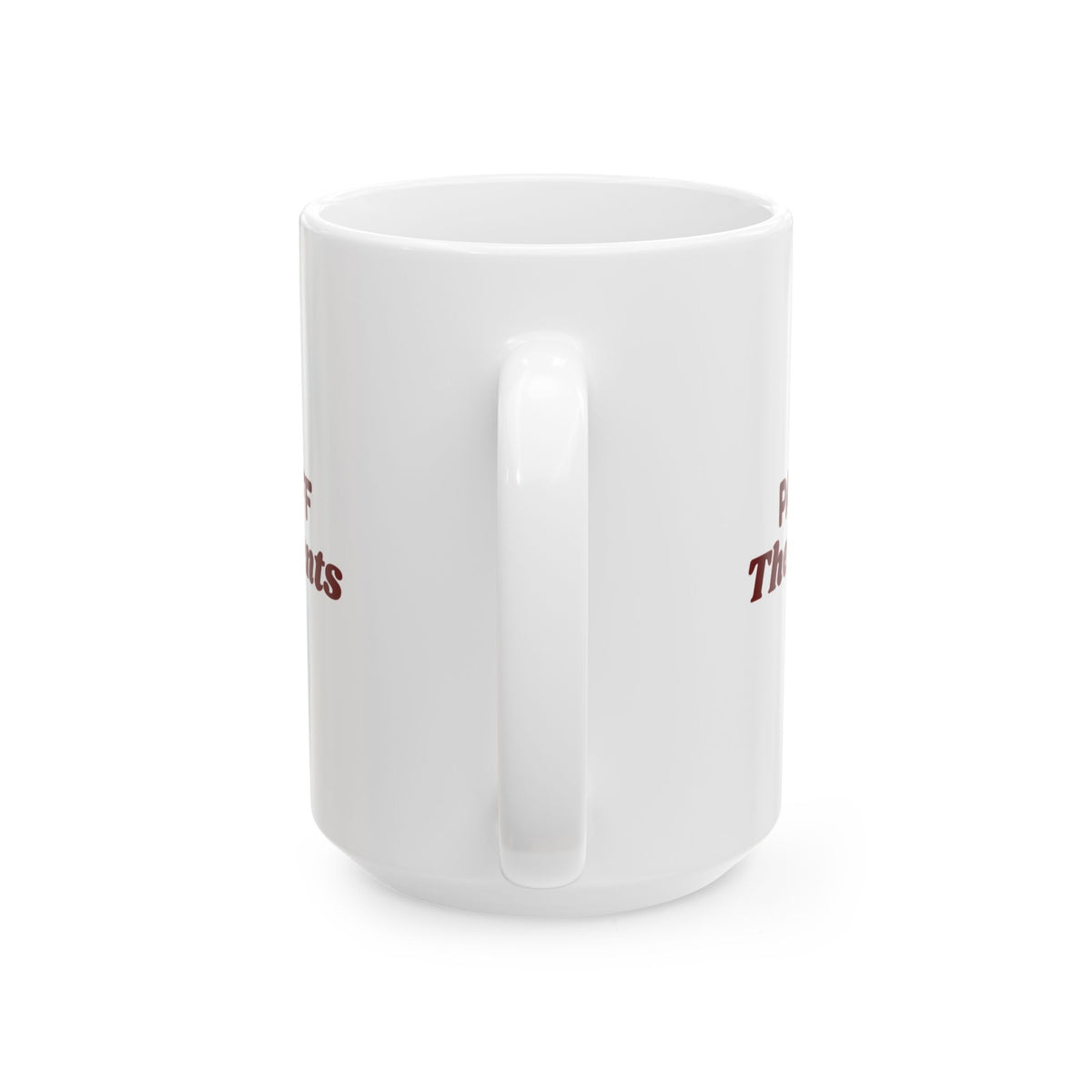 Funny Christmas Dog Coffee Mug Paws Off The Presents