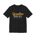 Grandma Shirt Grandma Knows Best And Bakes Better