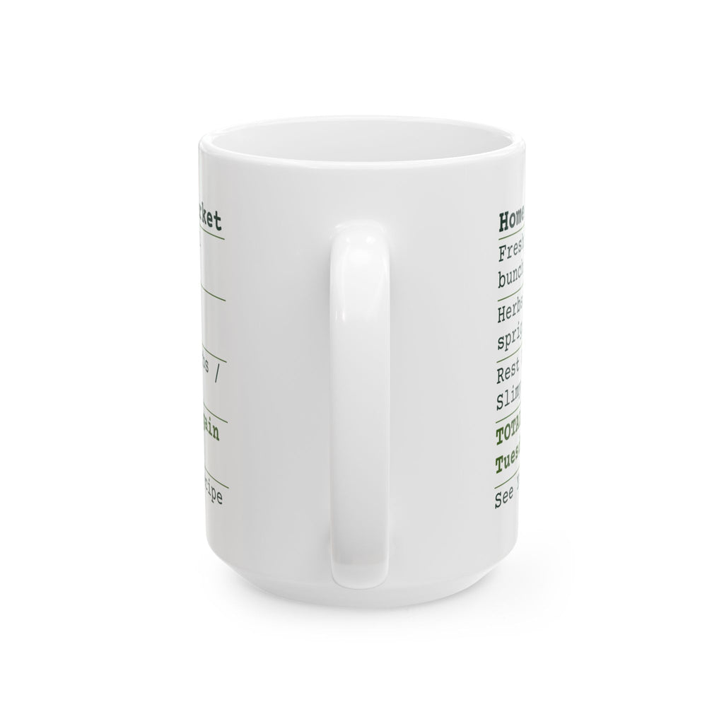 Funny Cooking Coffee Mug Rest Of The Herbs Receipt For Home Cooks