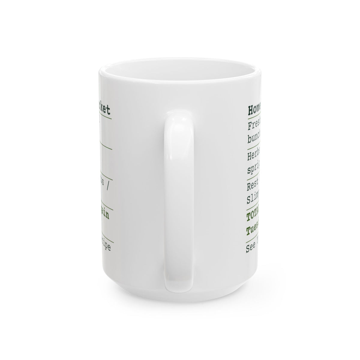 Funny Cooking Coffee Mug Rest Of The Herbs Receipt For Home Cooks