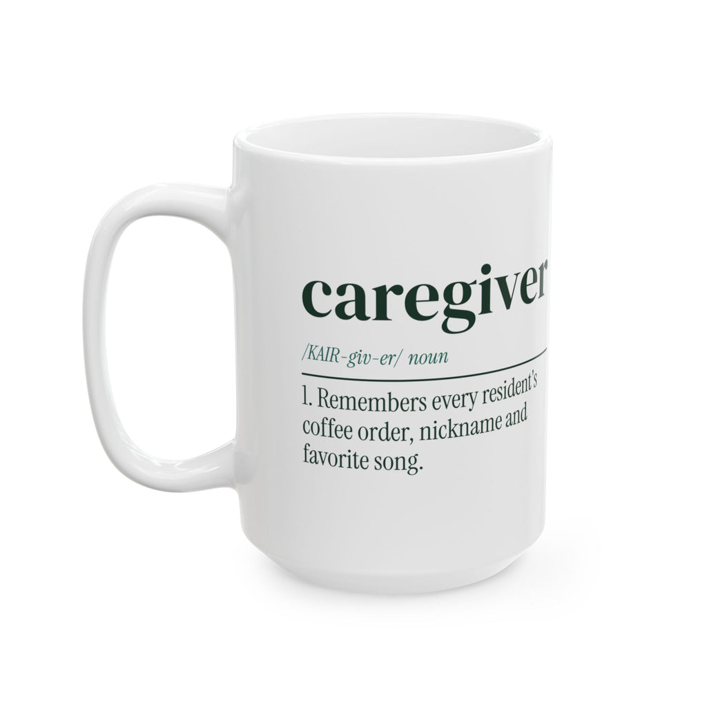 Caregiver Coffee Mug Knows Every Coffee Order Definition For Aides