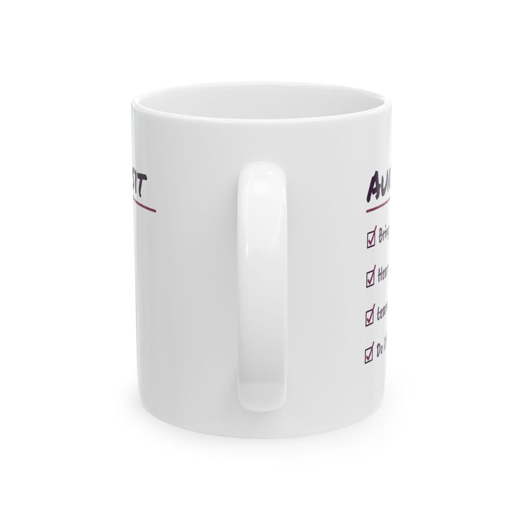 Funny Aunt Coffee Mug Learn The Dance Do It Badly Auntie Checklist