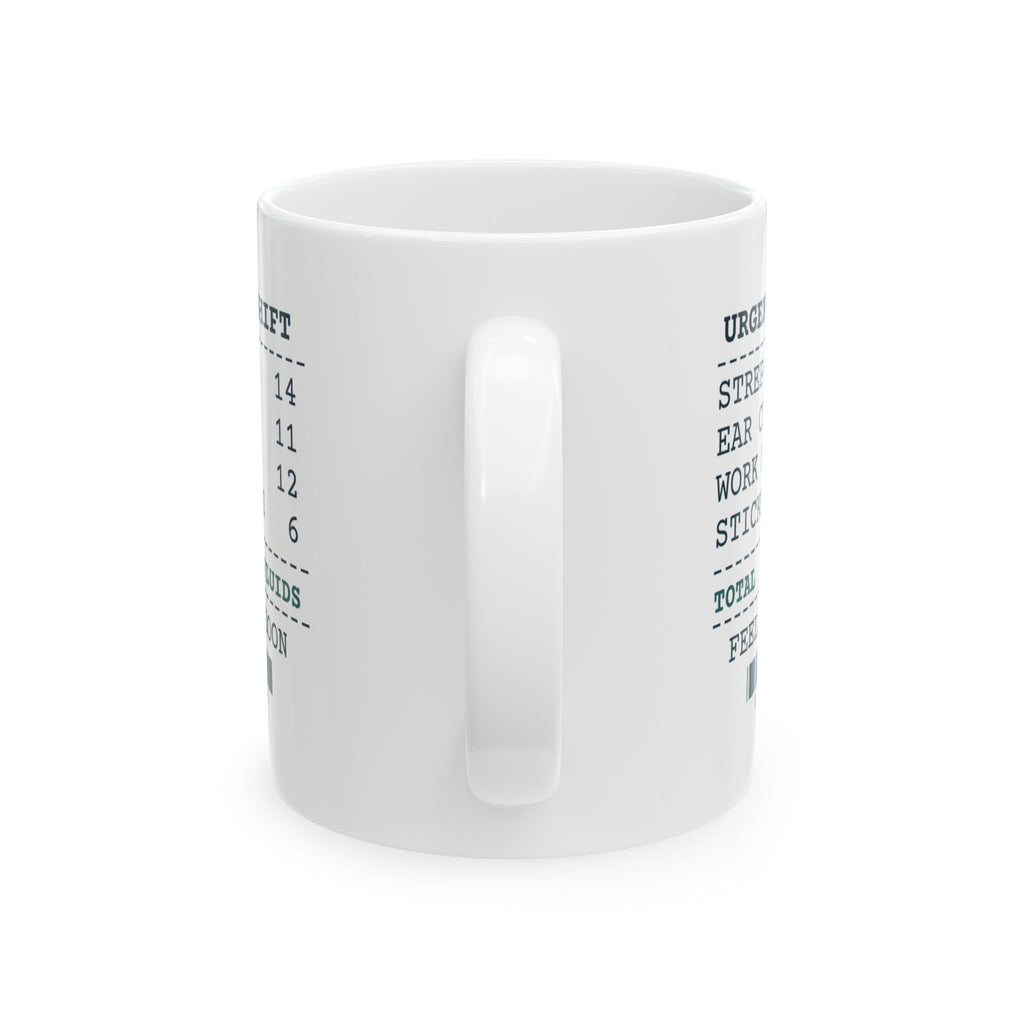 Funny Nurse Practitioner Coffee Mug Urgent Care Receipt For NPs