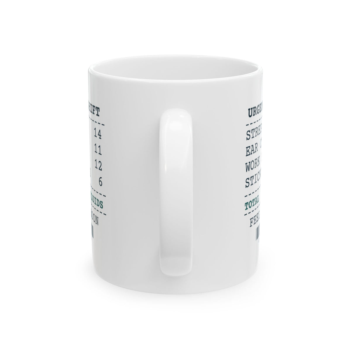 Funny Nurse Practitioner Coffee Mug Urgent Care Receipt For NPs