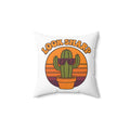 Look Sharp Funny Retro Cactus Plant Lover Throw Pillow