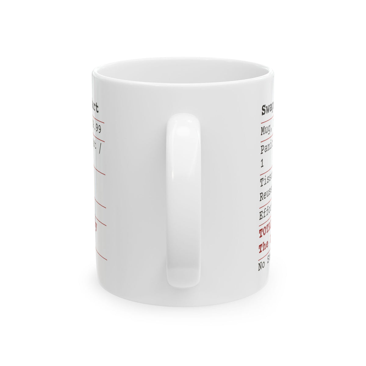 Funny White Elephant Coffee Mug Swap Night Receipt For Coworkers