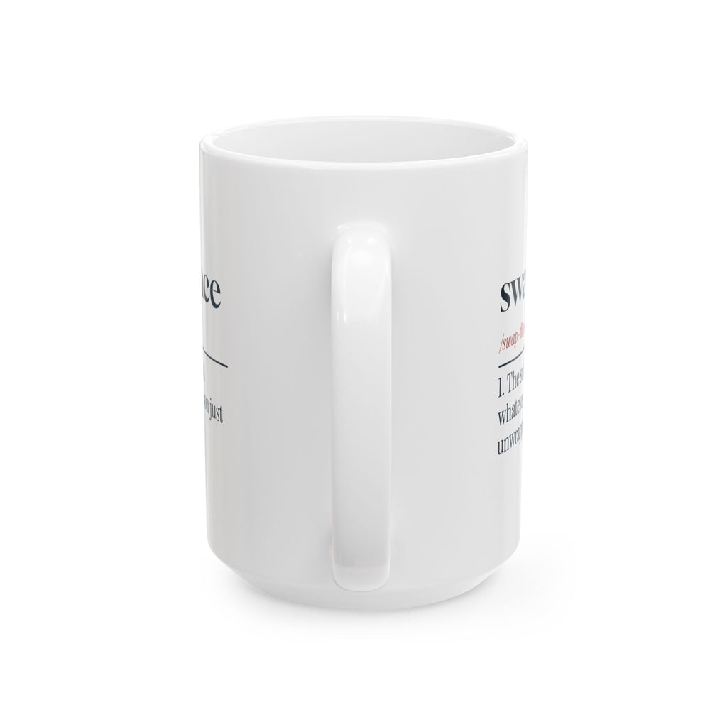 Funny White Elephant Coffee Mug Swapfluence Dictionary Definition