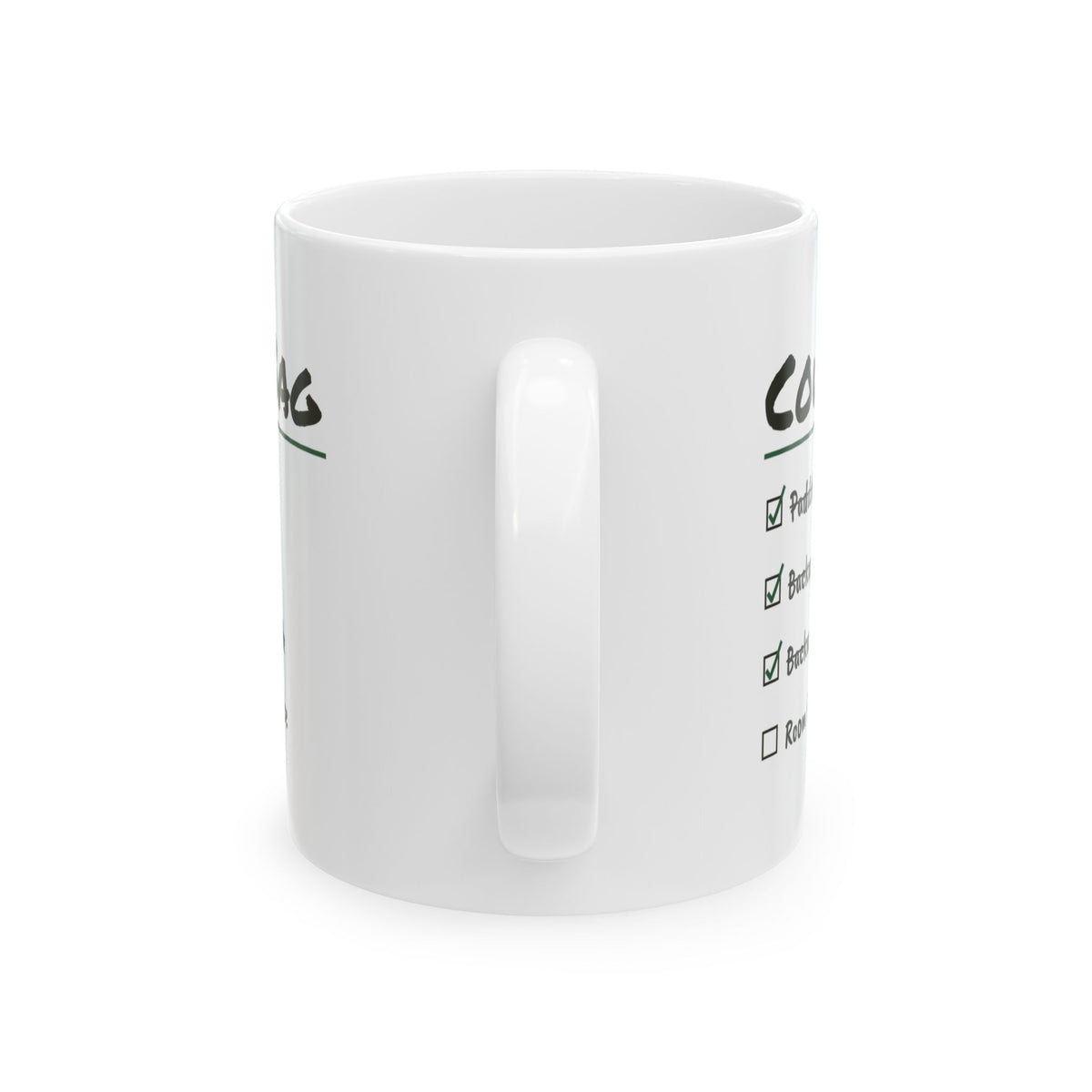 Pickleball Coffee Mug Court Bag Checklist Three Paddles For One Game