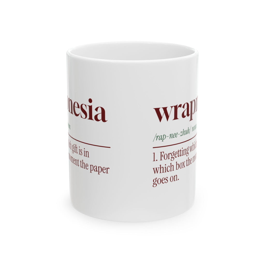 Funny Christmas Wrapping Coffee Mug Wrapnesia Dictionary Definition
