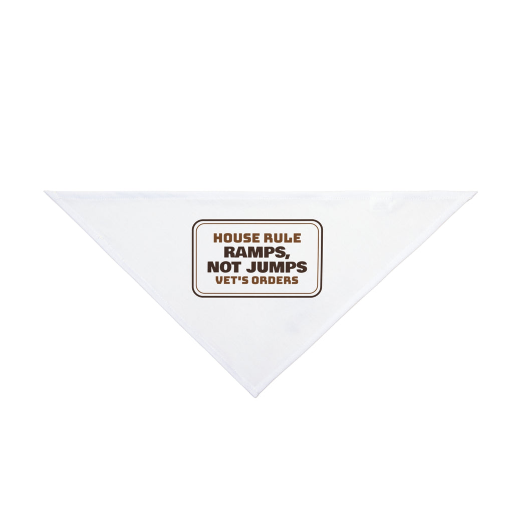 Dachshund Dog Bandana Ramps Not Jumps Vet's Orders House Rule