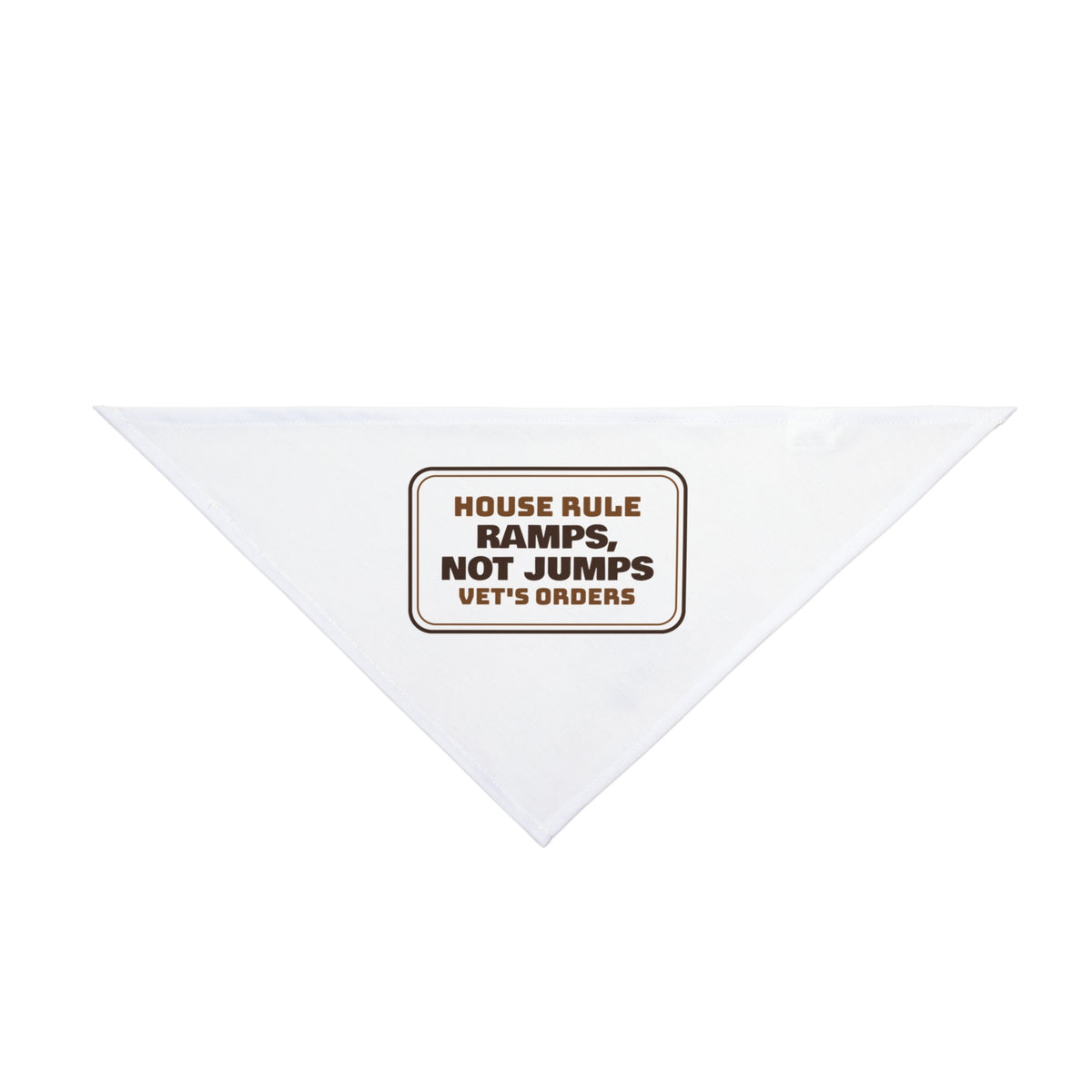 Dachshund Dog Bandana Ramps Not Jumps Vet's Orders House Rule