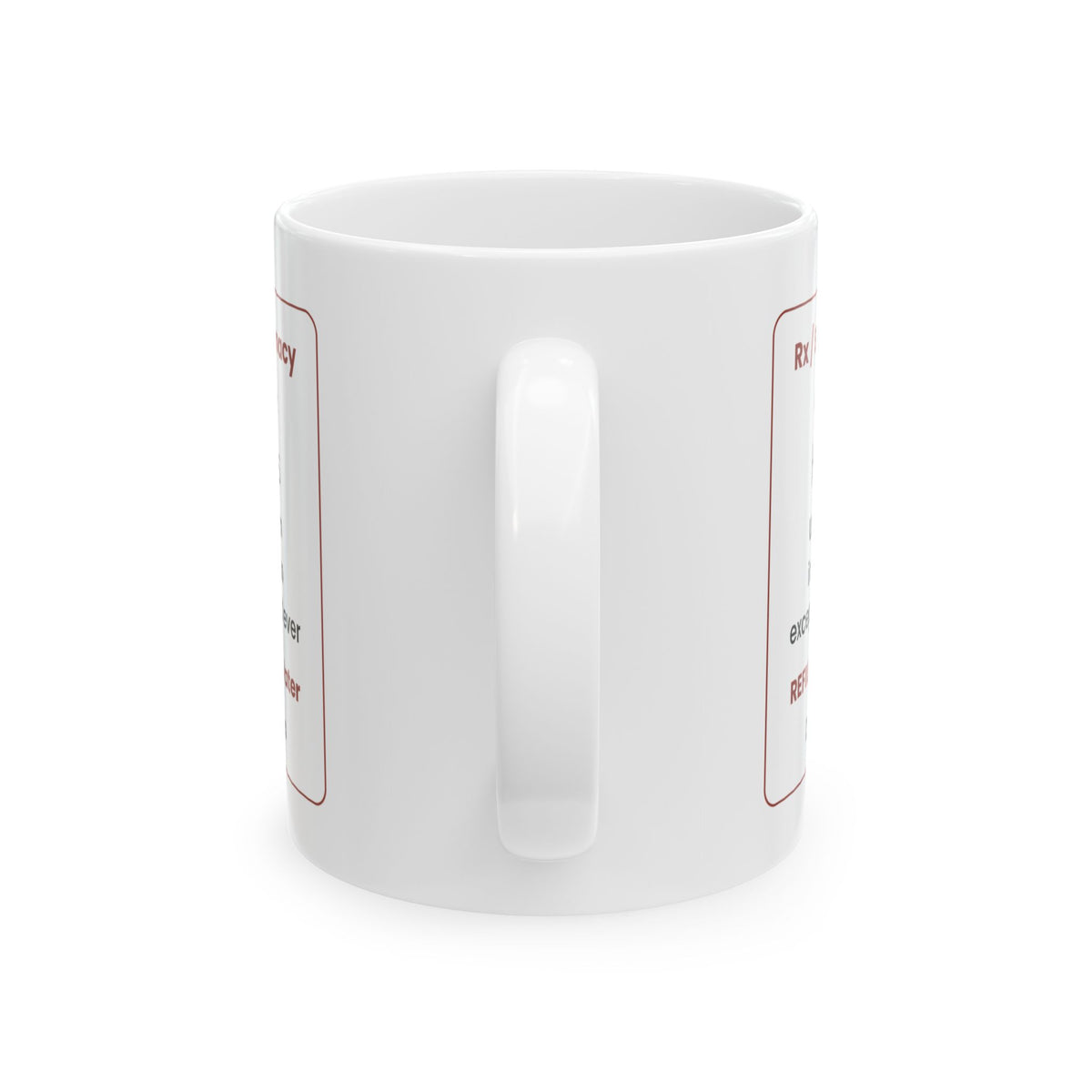 Funny Teacher Prescription Coffee Mug Hall Pass For Teachers