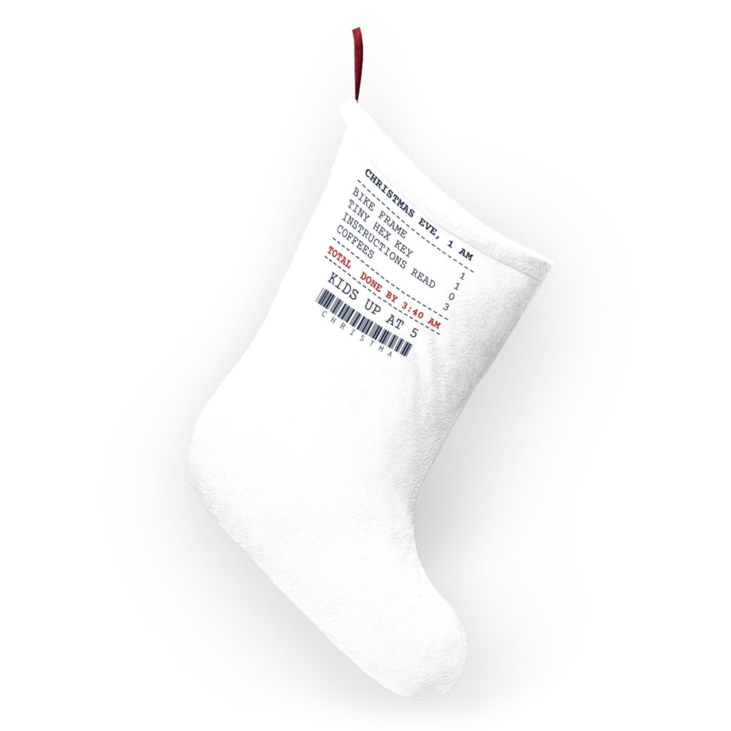 Funny Christmas Stocking Christmas Eve Assembly Receipt For Dad