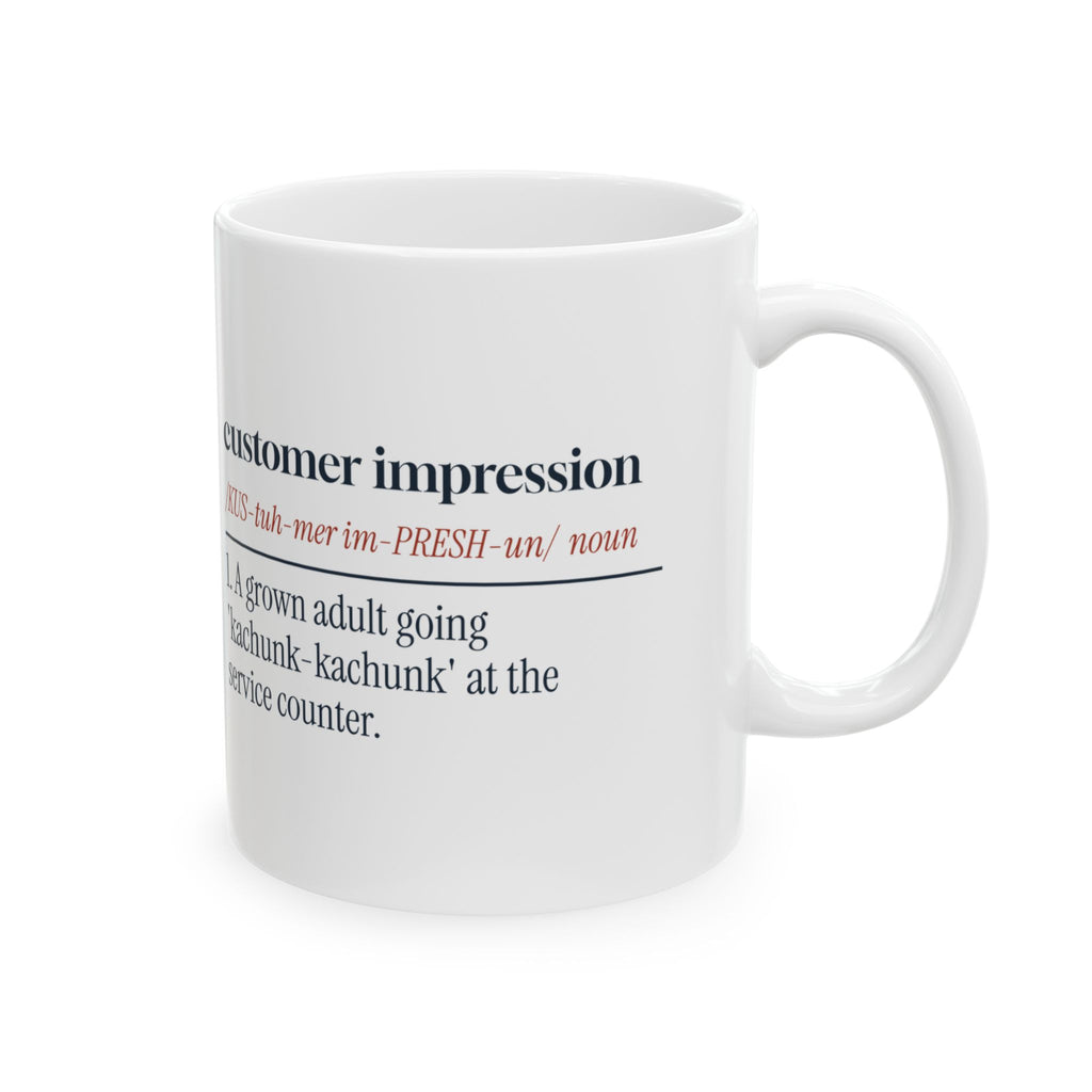 Funny Mechanic Coffee Mug Customer Impression Definition For Mechanics