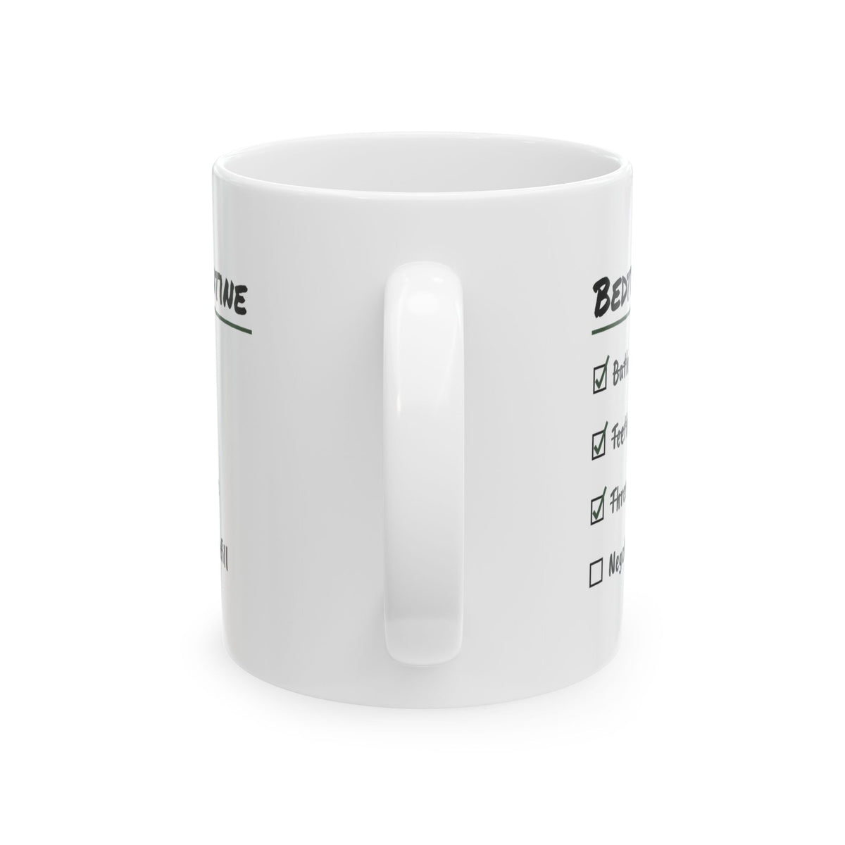 Funny Mom Checklist Coffee Mug Bedtime Negotiation For Wife