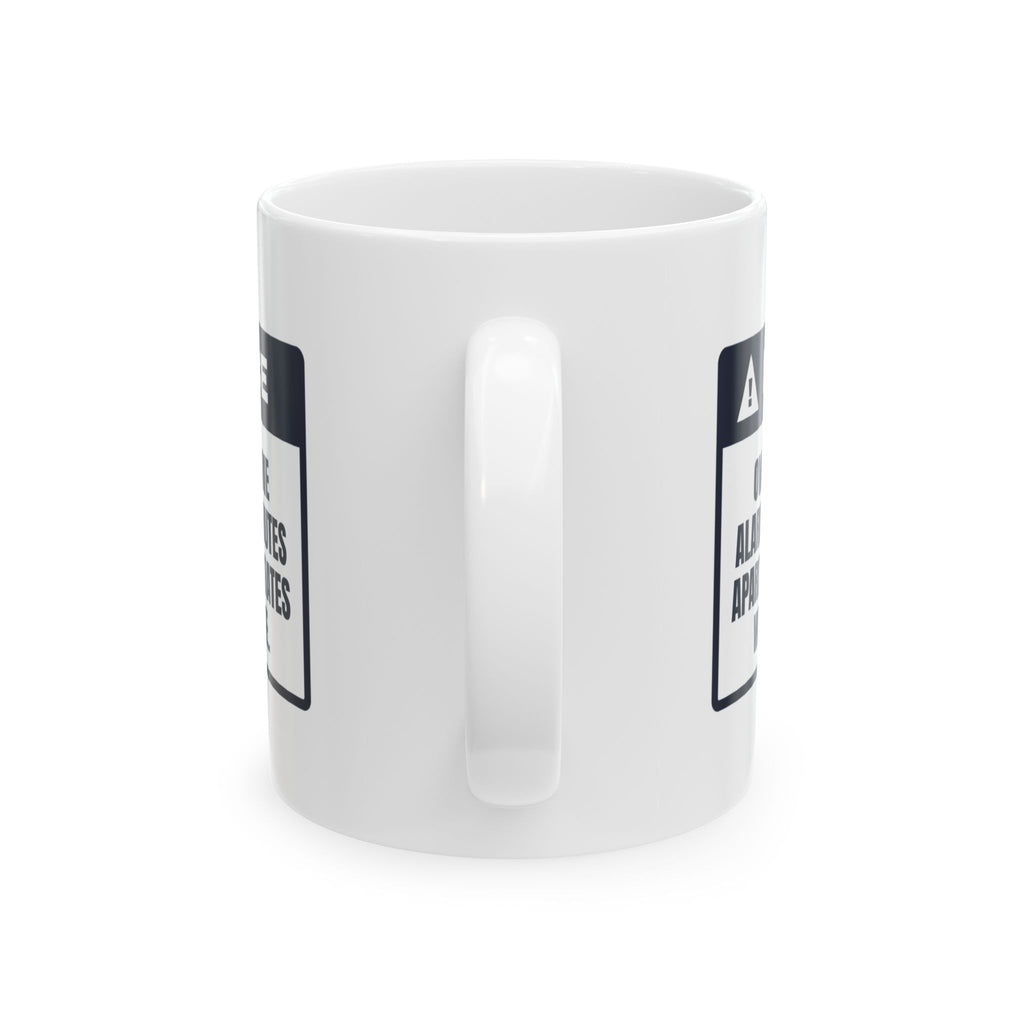 Funny Not A Morning Person Coffee Mug Nine Alarms Notice