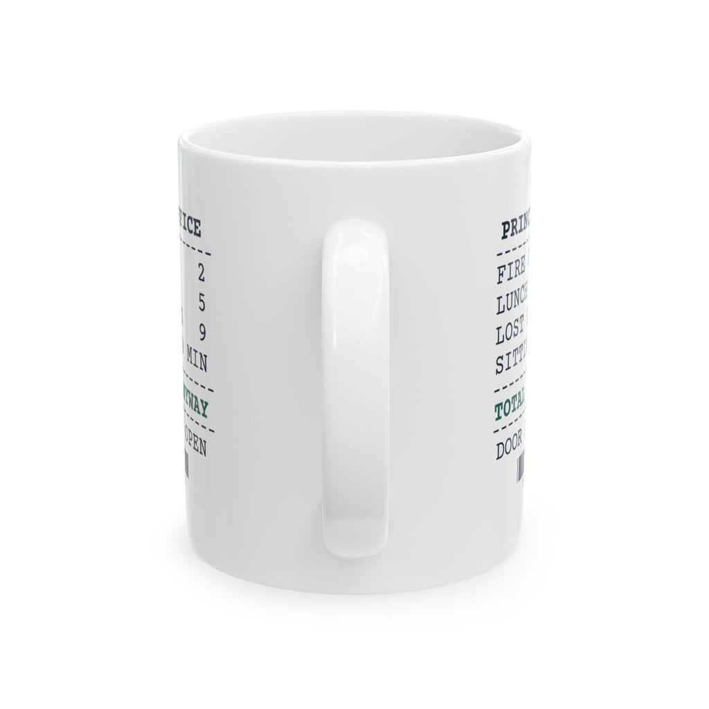 Funny Principal Coffee Mug Principal's Office Receipt