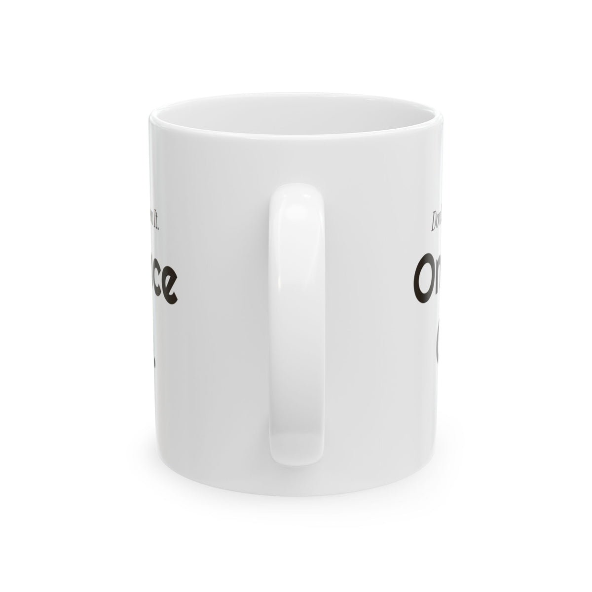 Funny Introvert Christmas Coffee Mug Dont Watch Me Open It One Face Only