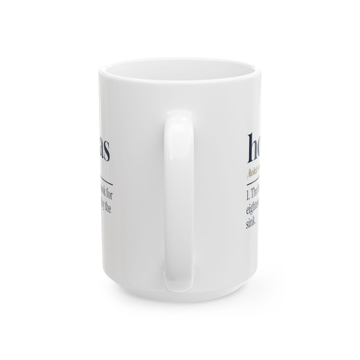 Funny Christmas Host Coffee Mug Hostmas Dictionary Definition