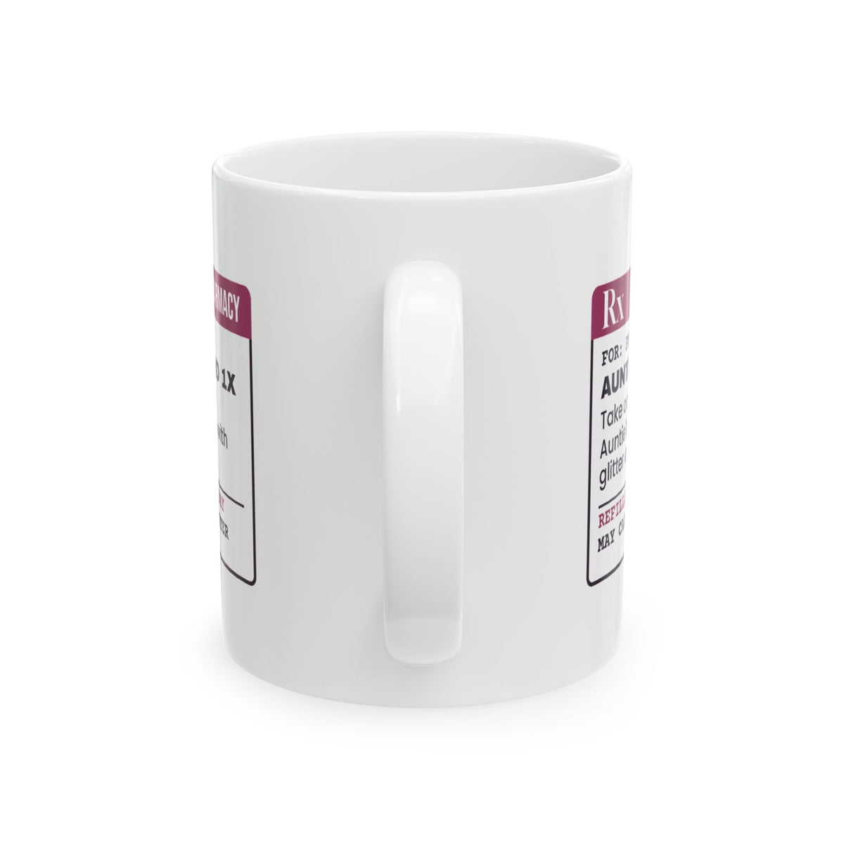 Funny Aunt Coffee Mug Auntie Weekend Prescription For Aunts