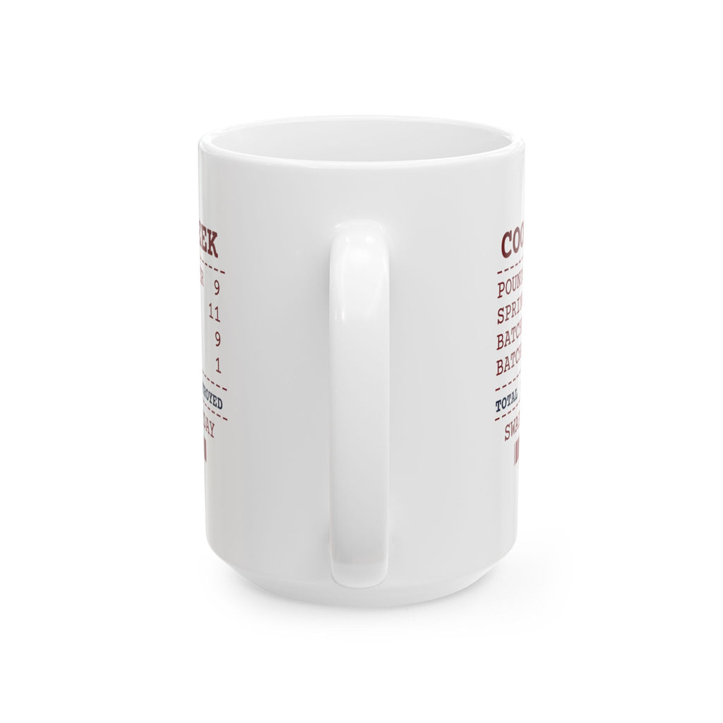 Funny Christmas Baking Coffee Mug Cookie Week Receipt For Bakers