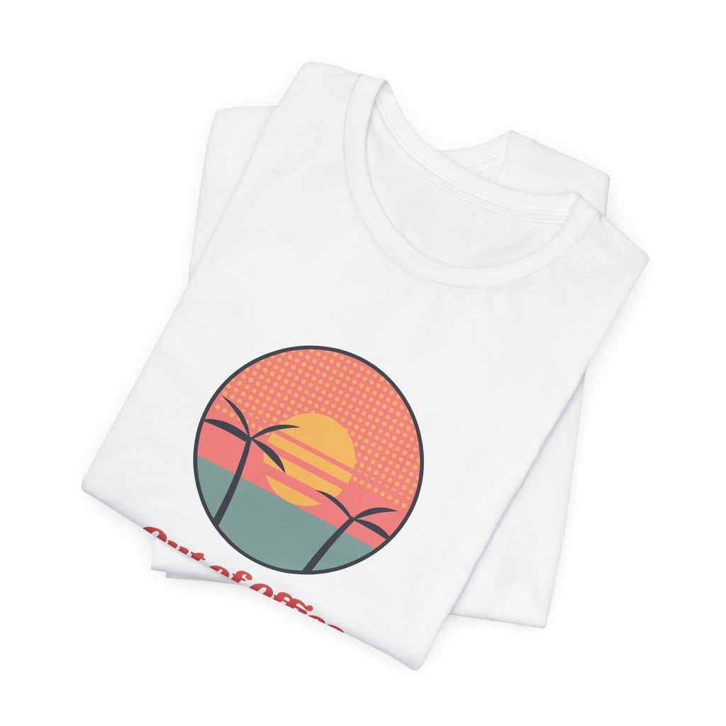 Retro Beach Shirt Out Of Office Into The Sea