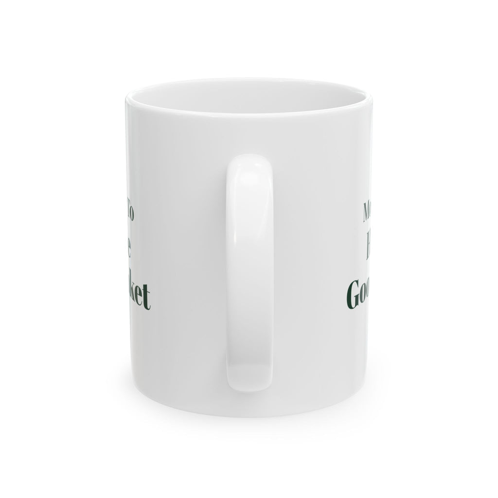 Funny Christmas Sibling Coffee Mug Most Likely To Hog The Good Blanket