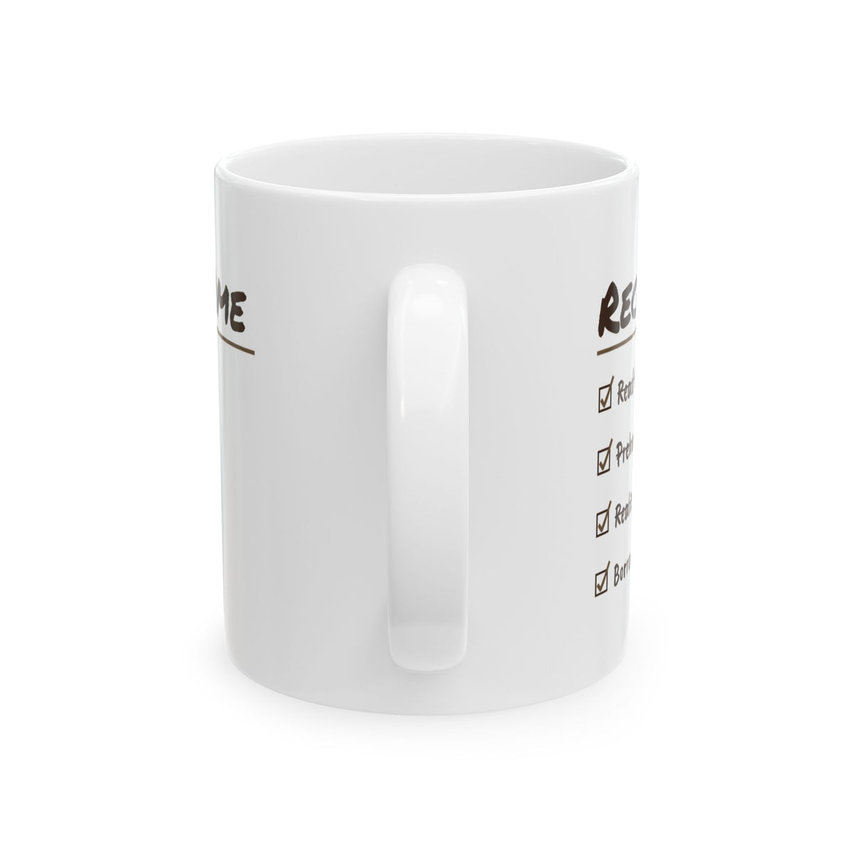 Funny Baking Coffee Mug Realized No Eggs Borrowed Three