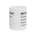 Funny Dance Mom Coffee Mug Recital Night Checklist For Dance Moms