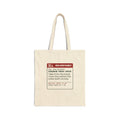 Funny Christmas Coworker Tote Bag Cookie Tray Prescription Label