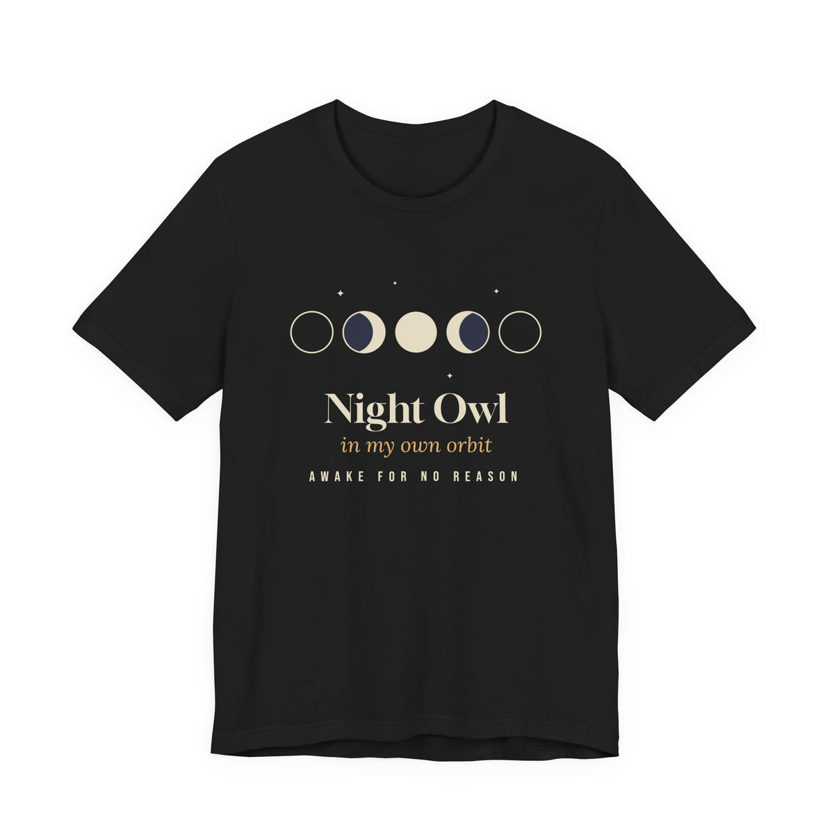 Night Owl Shirt In My Own Orbit Moon Phases