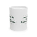Funny Family Christmas Coffee Mug Most Likely To Fix The Lights With Tape
