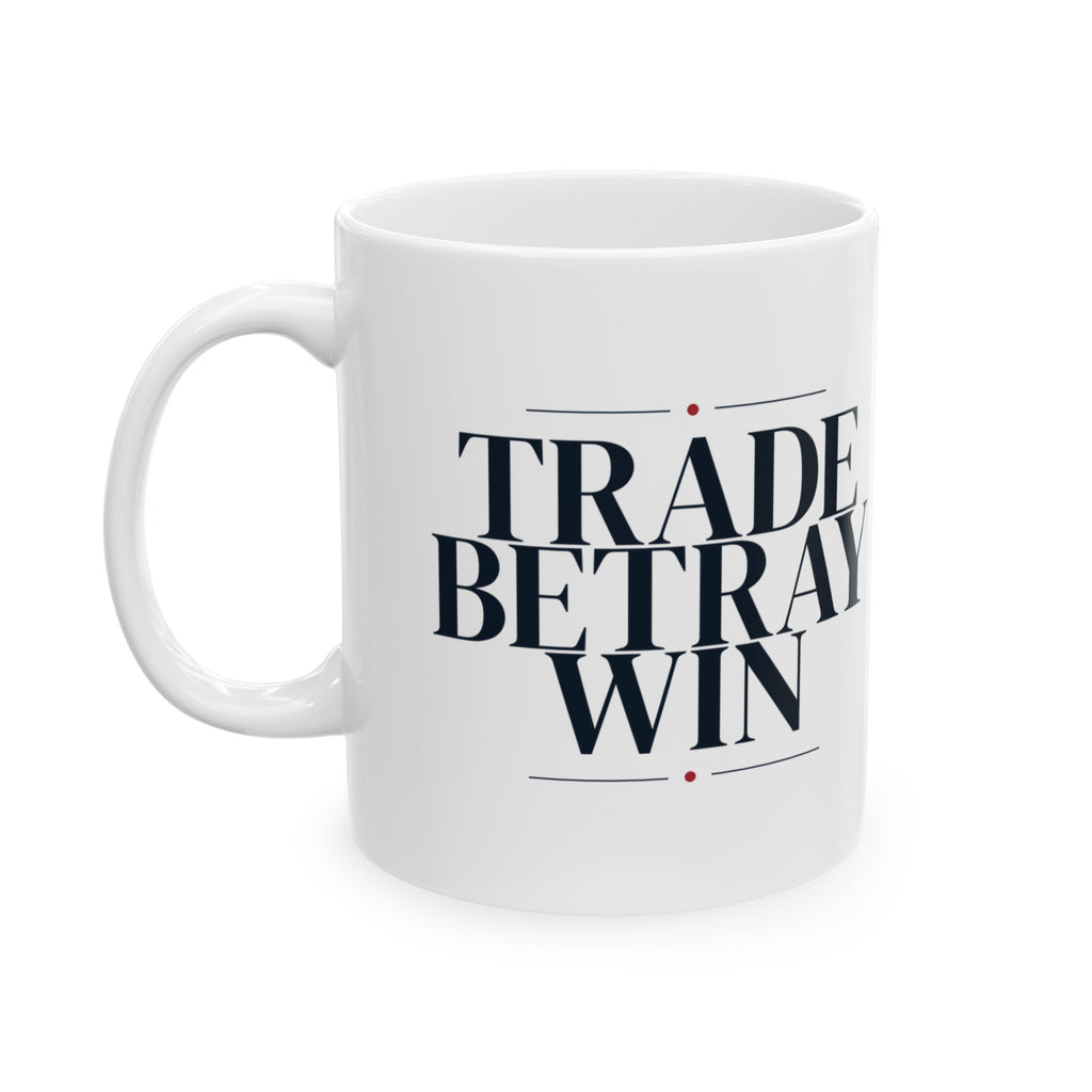 Board Game Coffee Mug Trade Betray Win