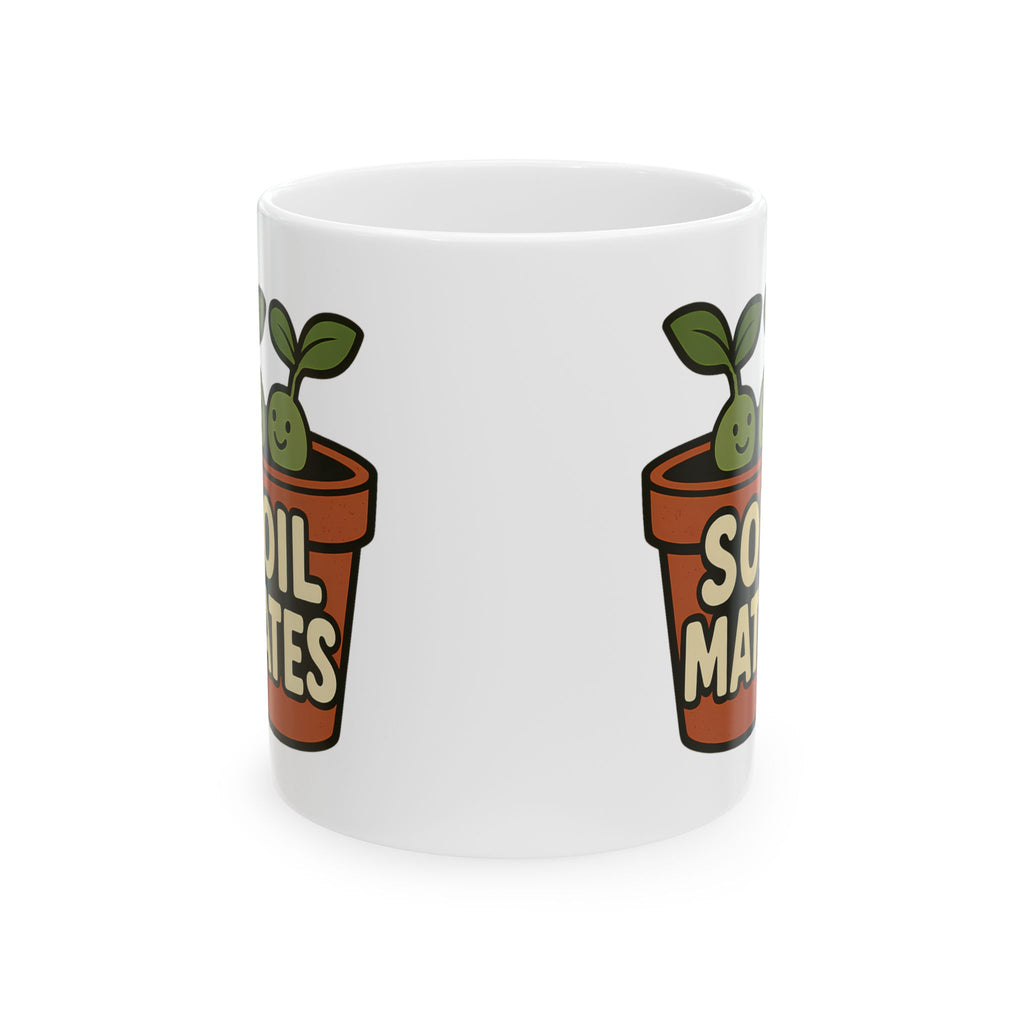 Funny Soil Mates Gardening Couple Plant Lover Coffee Mug