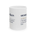Funny Soccer Mom Mug Orange Slices Dictionary Definition