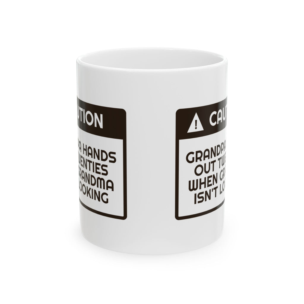 Funny Grandpa Warning Coffee Mug Secret Twenties For Grandpa