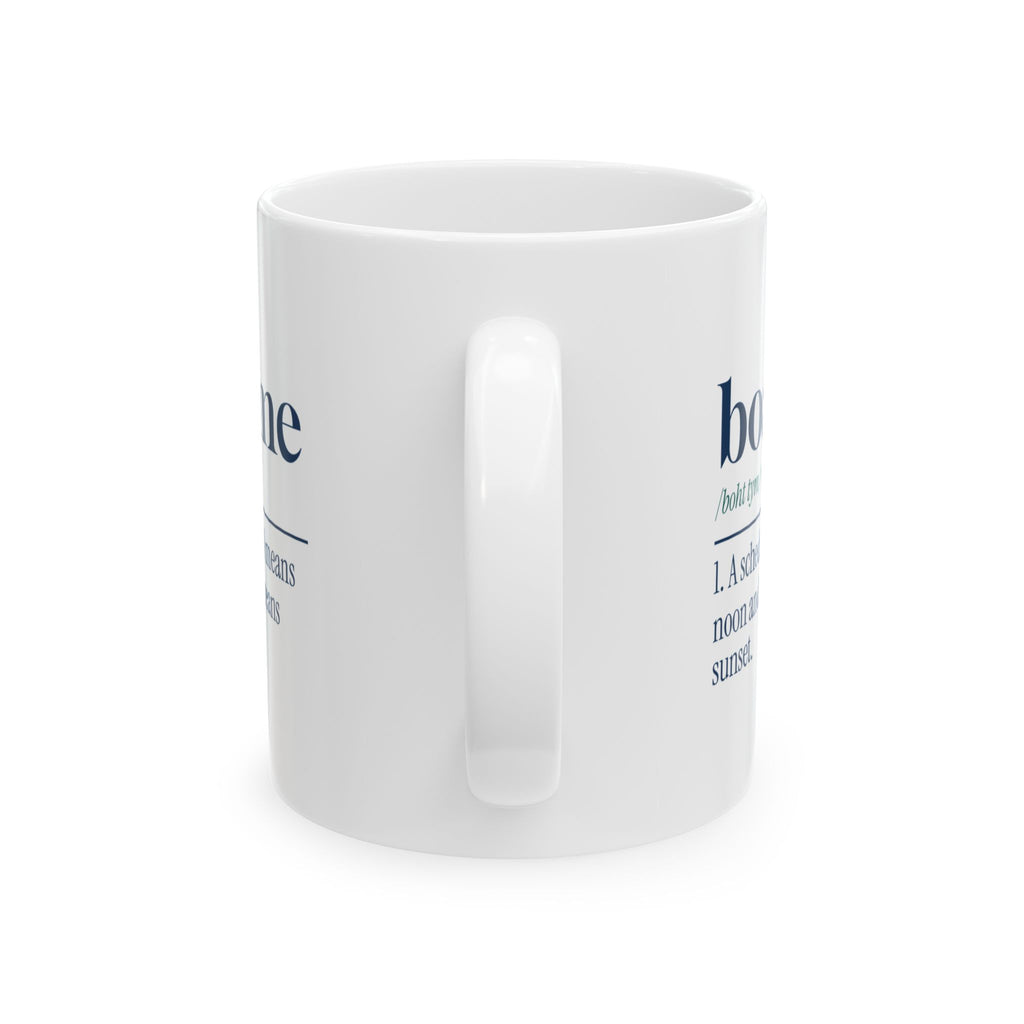 Funny Boat Coffee Mug Boat Time Dictionary Definition