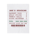Funny Christmas Dog Throw Blanket Dog's Stocking Receipt Dog Mom