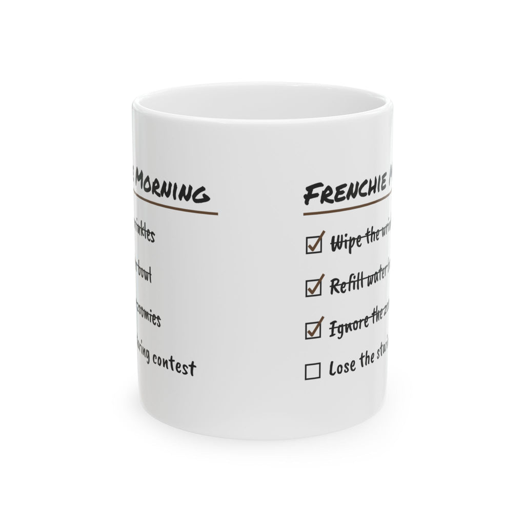 French Bulldog Coffee Mug Lost The Staring Contest