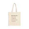Funny Christmas Retail Tote Bag Black Friday Shift Checklist