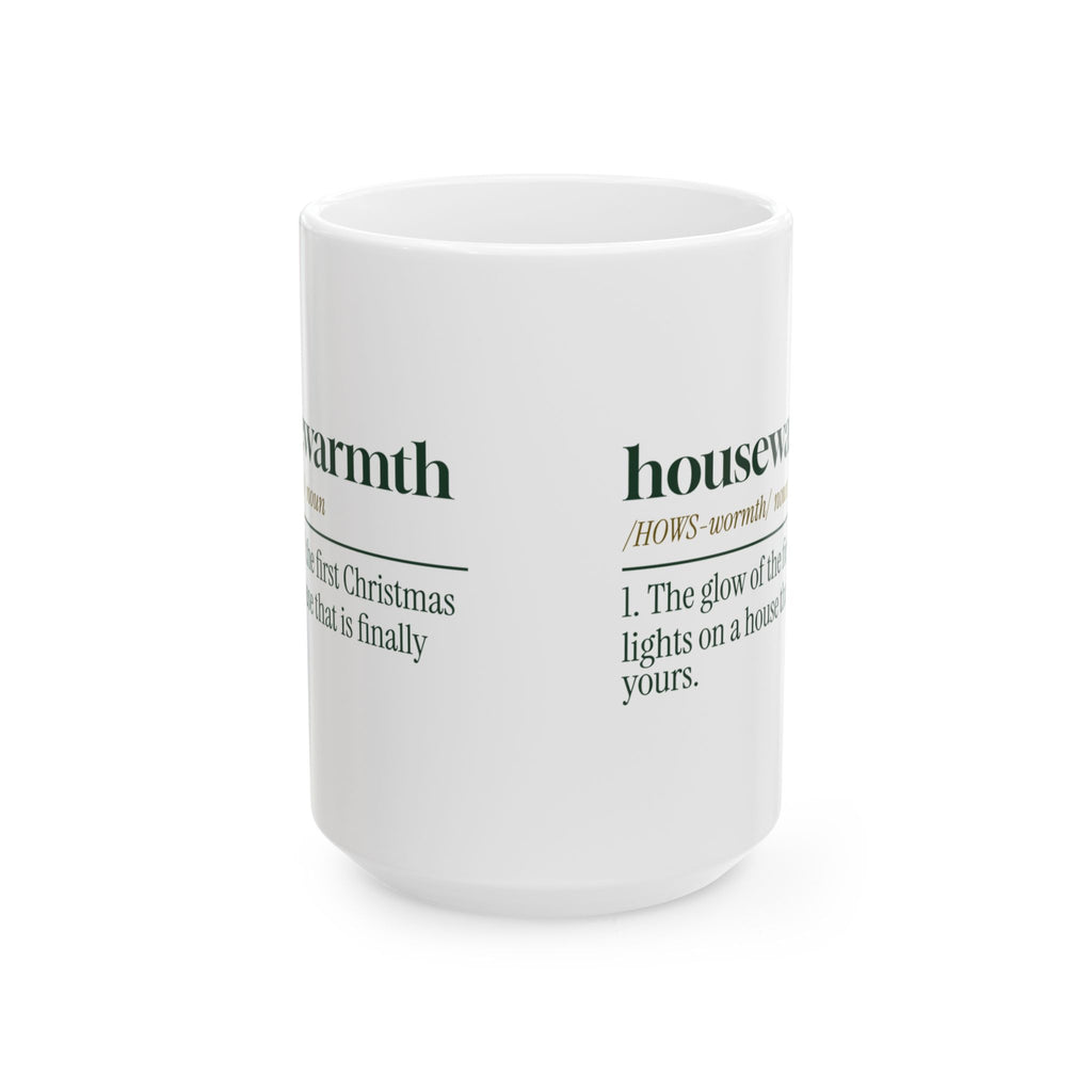 Christmas Coffee Mug Housewarmth Dictionary Definition New House