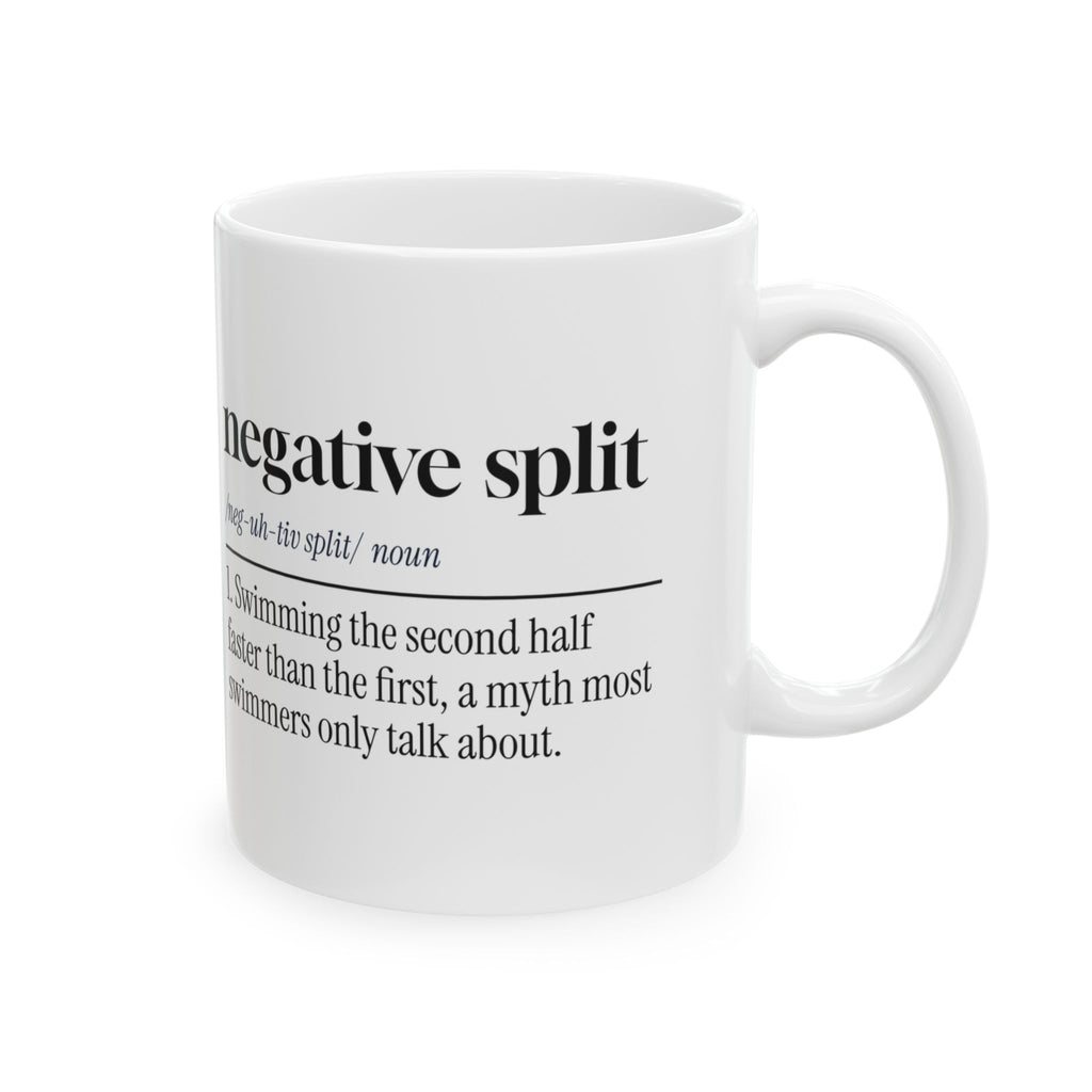 Negative Split Coffee Mug For Swimmers
