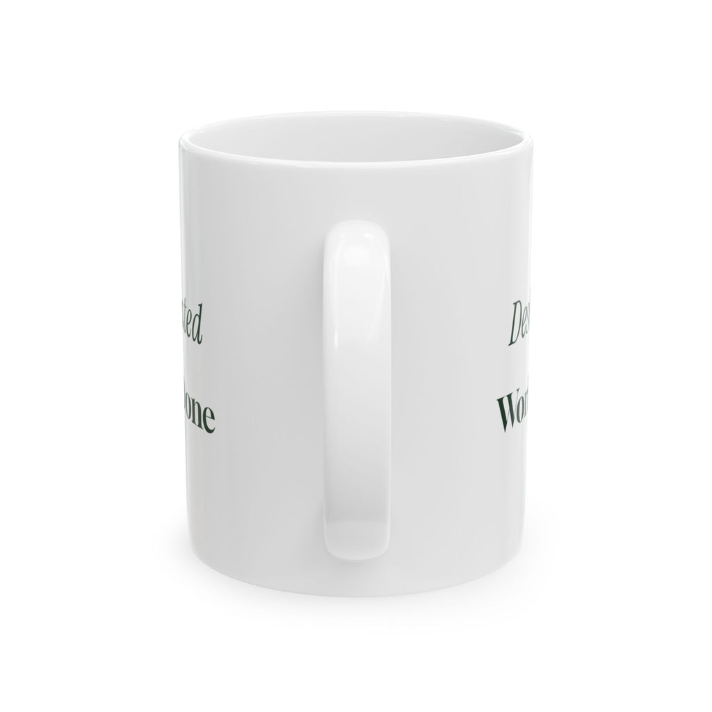 Funny Christmas Coworker Coffee Mug Desk Decorated Work Not Done
