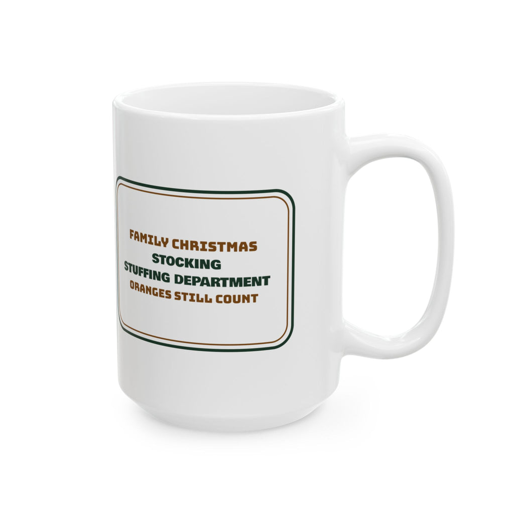 Funny Christmas Coffee Mug Stocking Stuffing Department For Family