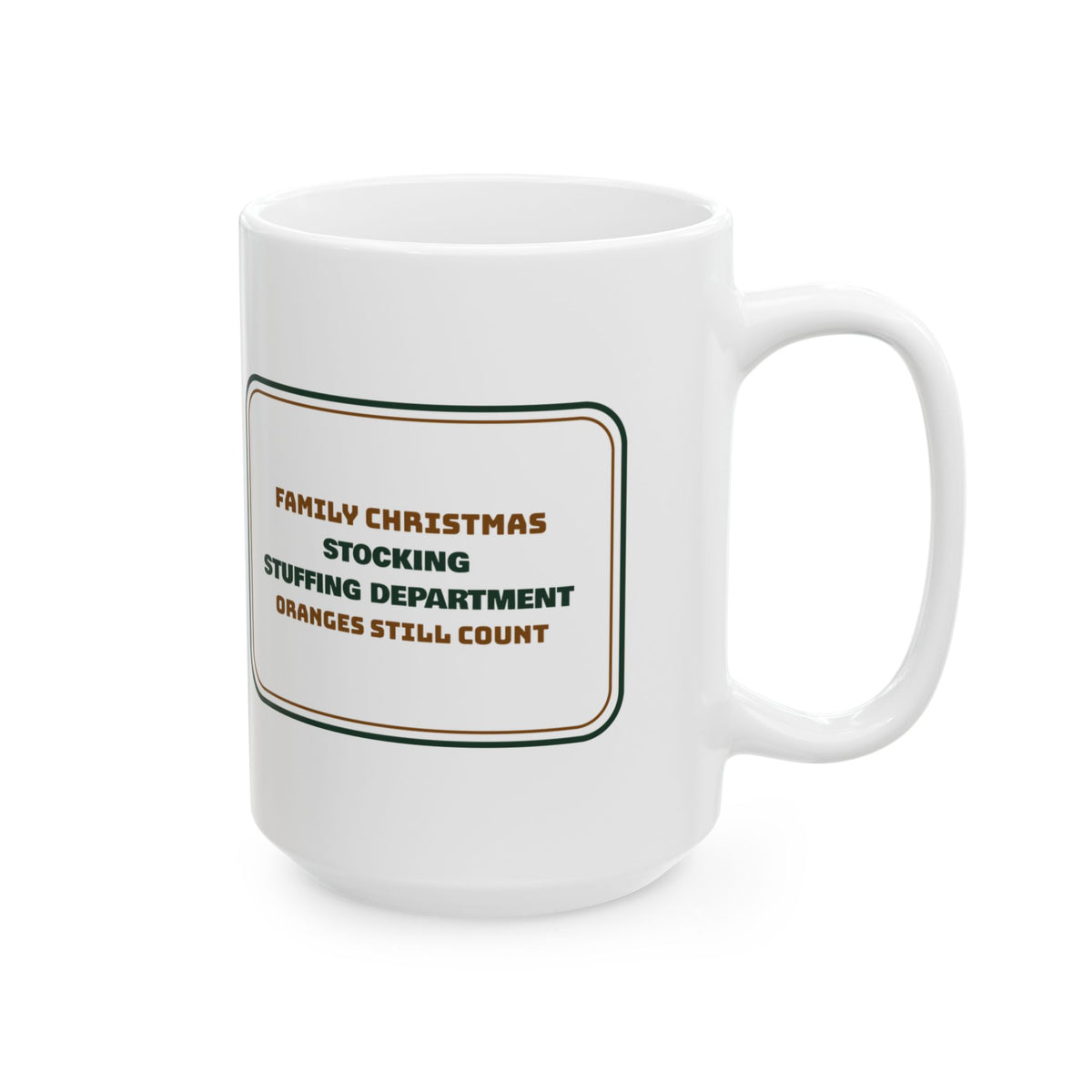 Funny Christmas Coffee Mug Stocking Stuffing Department For Family